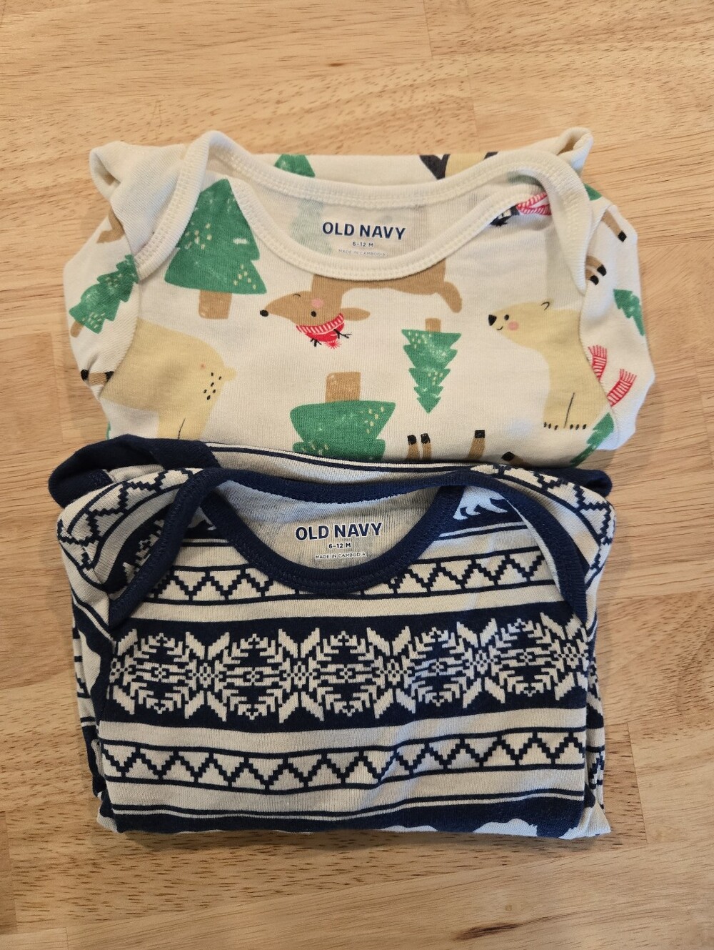 Winter/Christmas Baby Bodysuits